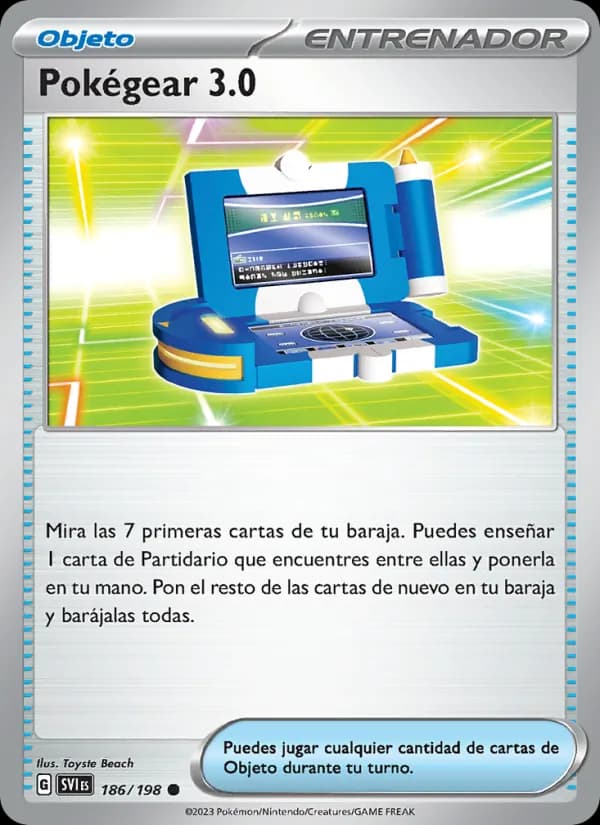 Pokégear 3.0 card in Spanish