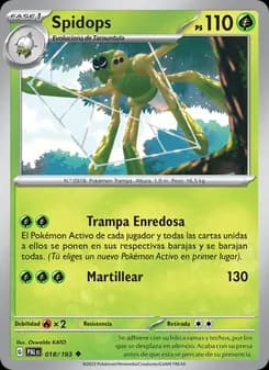 Spidops card in Spanish