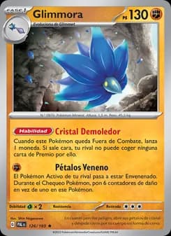 Glimmora card in Spanish