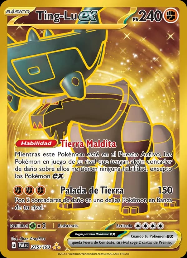 Ting-Lu ex card in Spanish