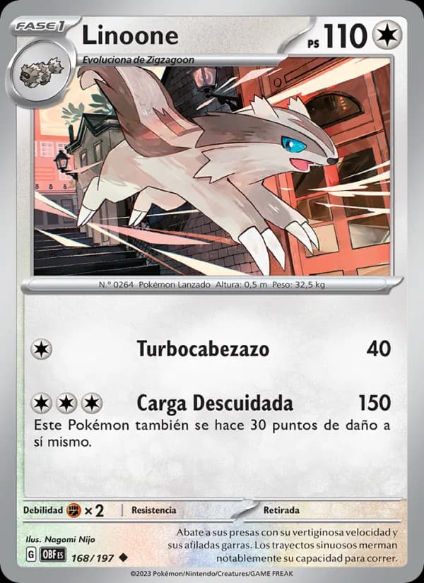 Linoone card in Spanish