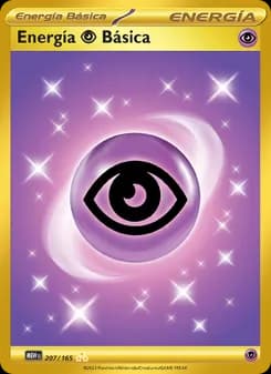 Energía Psychic Básica card in Spanish