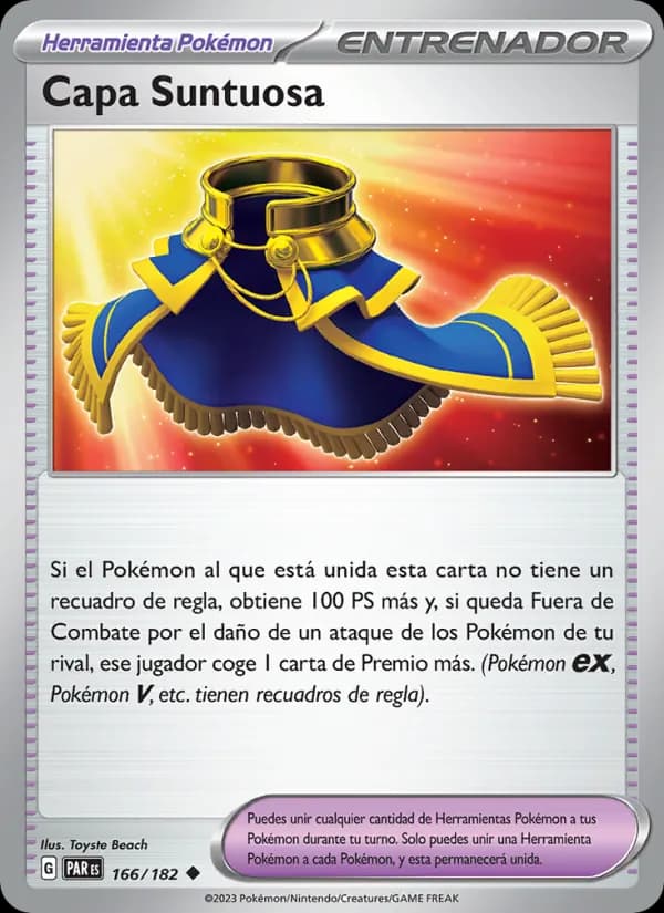Capa Suntuosa card in Spanish