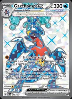Garchomp ex card in Spanish