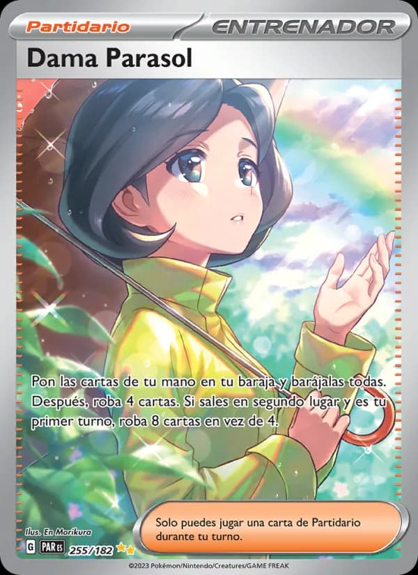 Dama Parasol card in Spanish