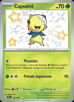 Capsakid card in Spanish
