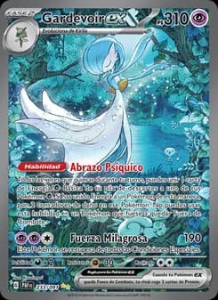 Gardevoir ex card in Spanish