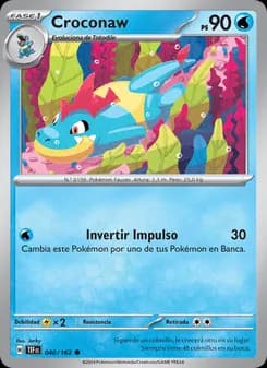 Croconaw card in Spanish