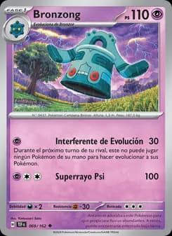 Bronzong card in Spanish