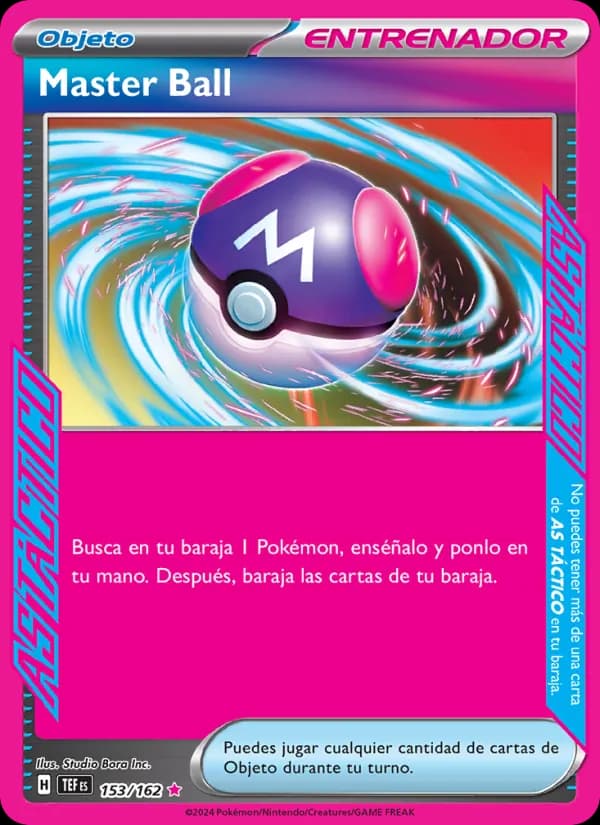Master Ball card in Spanish