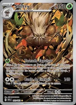 Shiftry card in Spanish