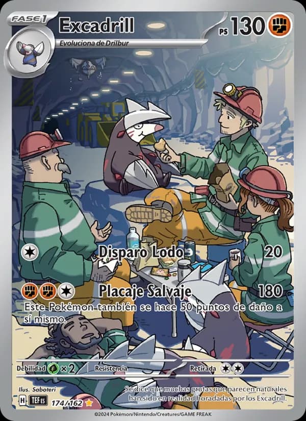 Excadrill card in Spanish