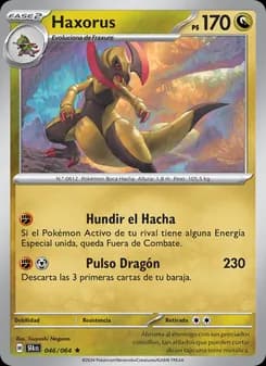 Haxorus card in Spanish