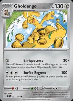 Gholdengo card in Spanish
