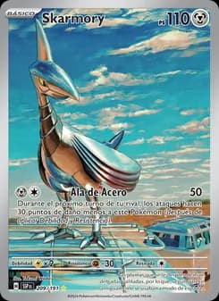 Skarmory card in Spanish