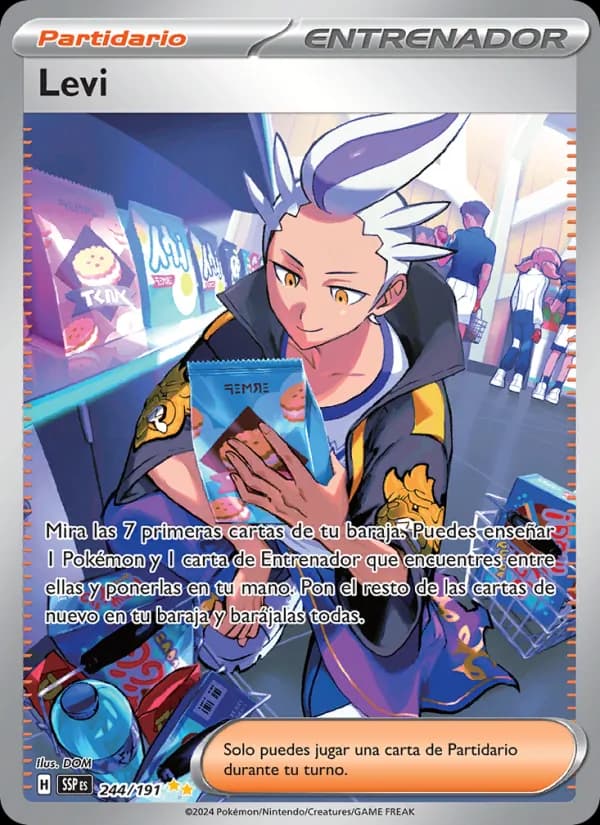 Levi card in Spanish
