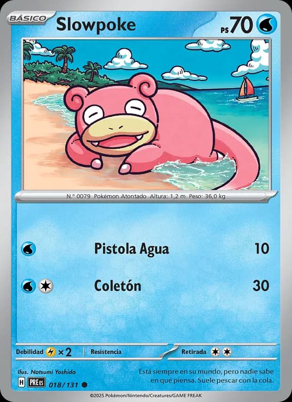Slowpoke card in Spanish