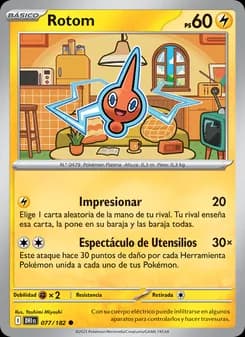 Rotom card in Spanish