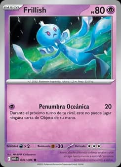 Frillish card in Spanish