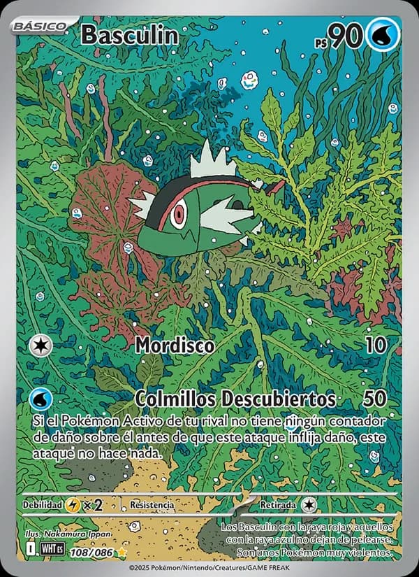 Basculin card in Spanish
