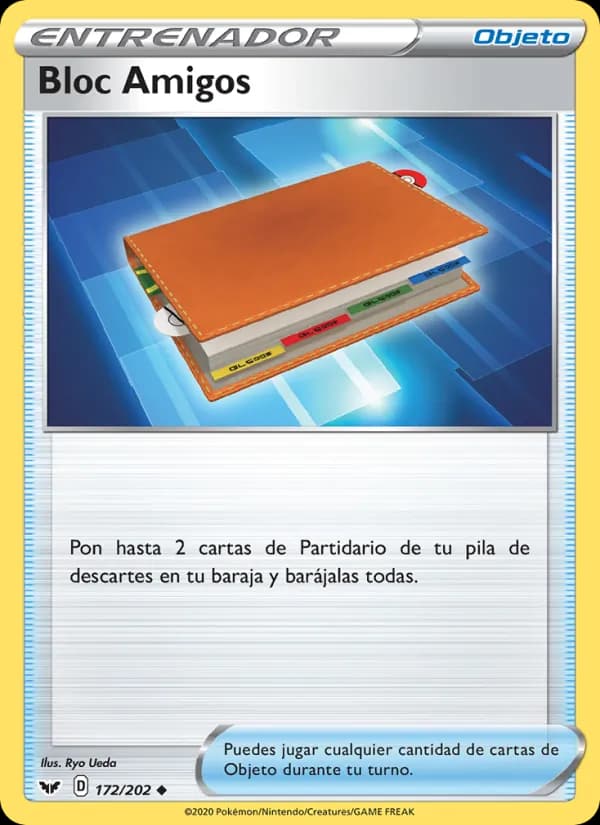 Bloc Amigos card in Spanish