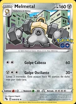 Melmetal card in Spanish