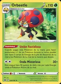 Orbeetle card in Spanish