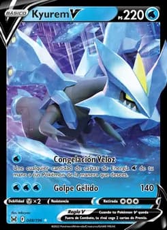 Kyurem V card in Spanish