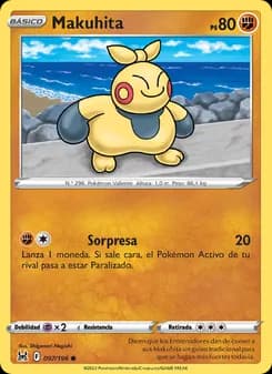 Makuhita card in Spanish