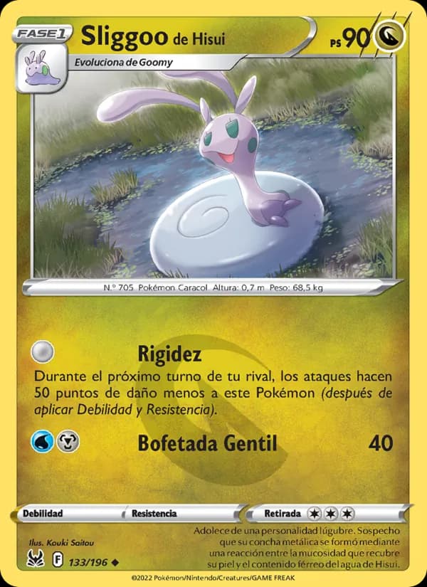 Sliggoo de Hisui card in Spanish