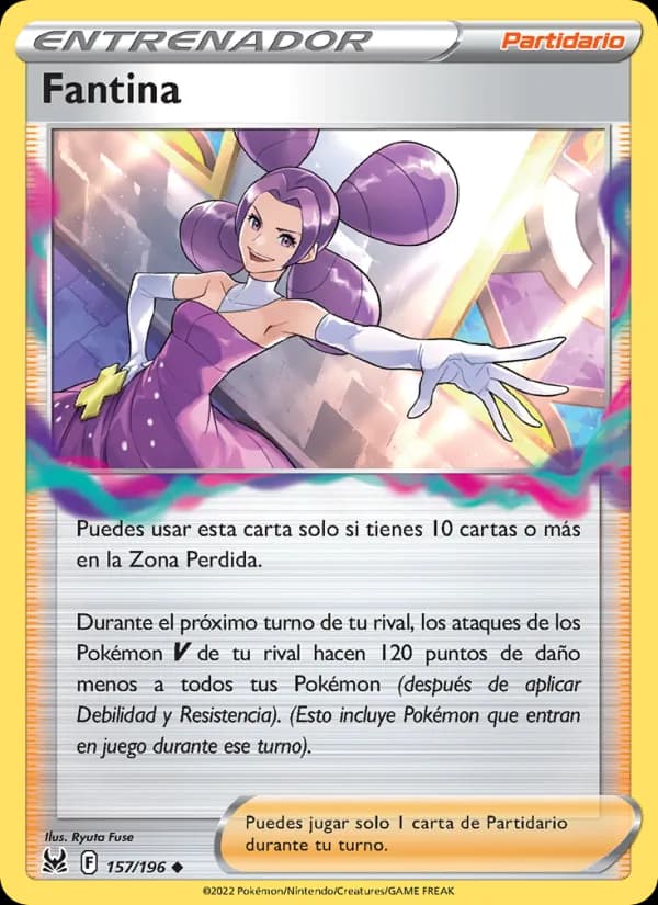 Fantina card in Spanish