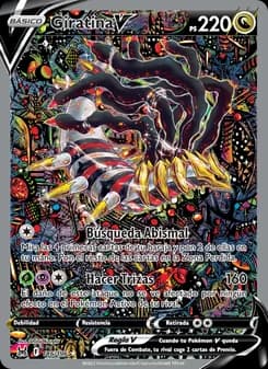 Giratina V card in Spanish