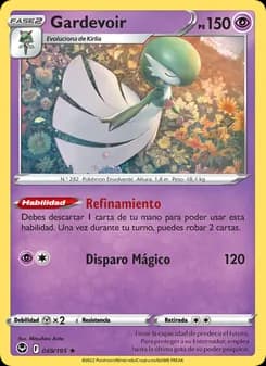 Gardevoir card in Spanish