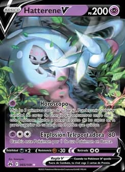 Hatterene V card in Spanish