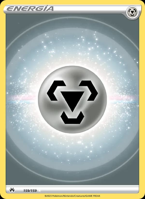 Energía Metálica card in Spanish