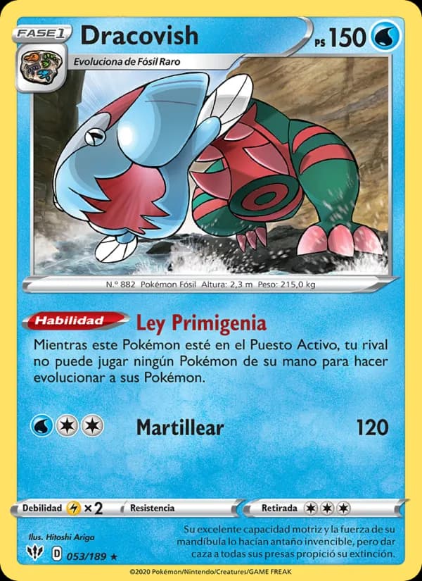 Dracovish card in Spanish