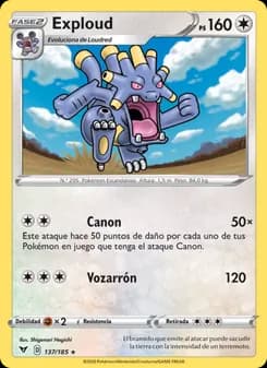 Exploud card in Spanish