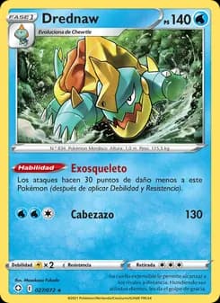 Drednaw card in Spanish