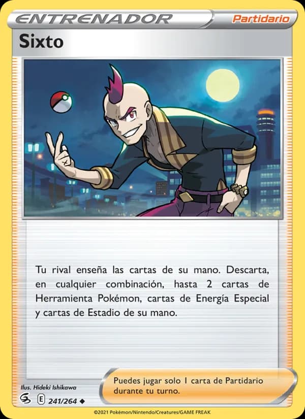 Sixto card in Spanish