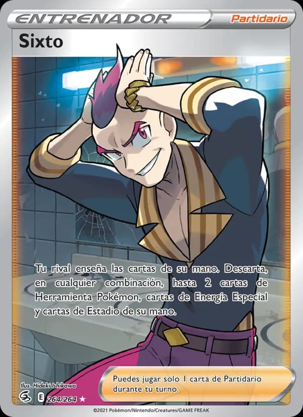 Sixto card in Spanish