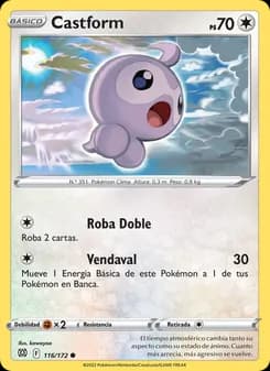 Castform card in Spanish