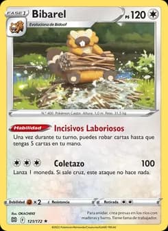 Bibarel card in Spanish