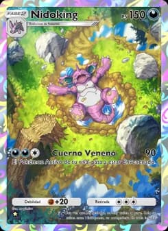 Nidoking card in Spanish