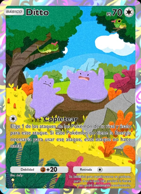 Ditto card in Spanish