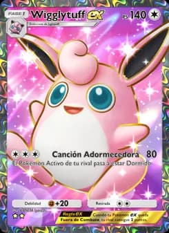 Wigglytuff ex card in Spanish