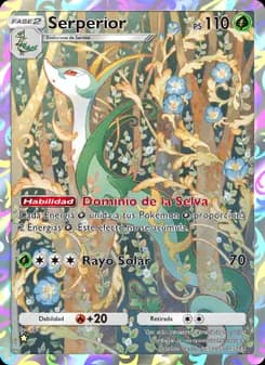 Serperior card in Spanish