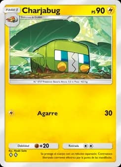 Charjabug card in Spanish