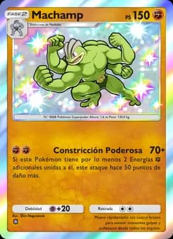 Machamp card in Spanish