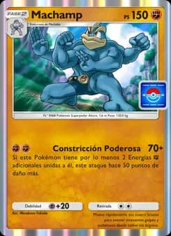 Machamp card in Spanish