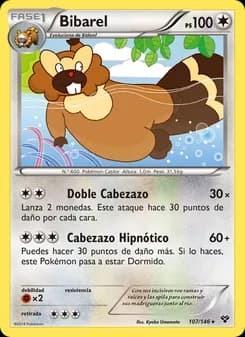 Bibarel card in Spanish